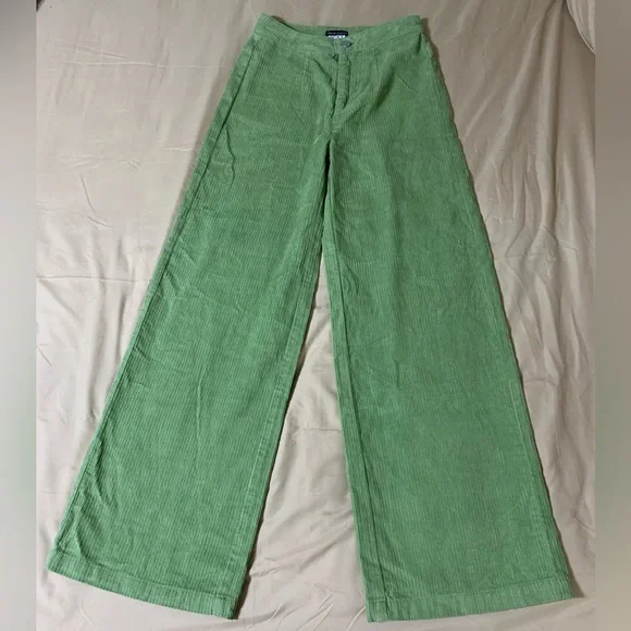 Roxy x Chloe Kim Green Corduroy Pants - Picture 9 of 13